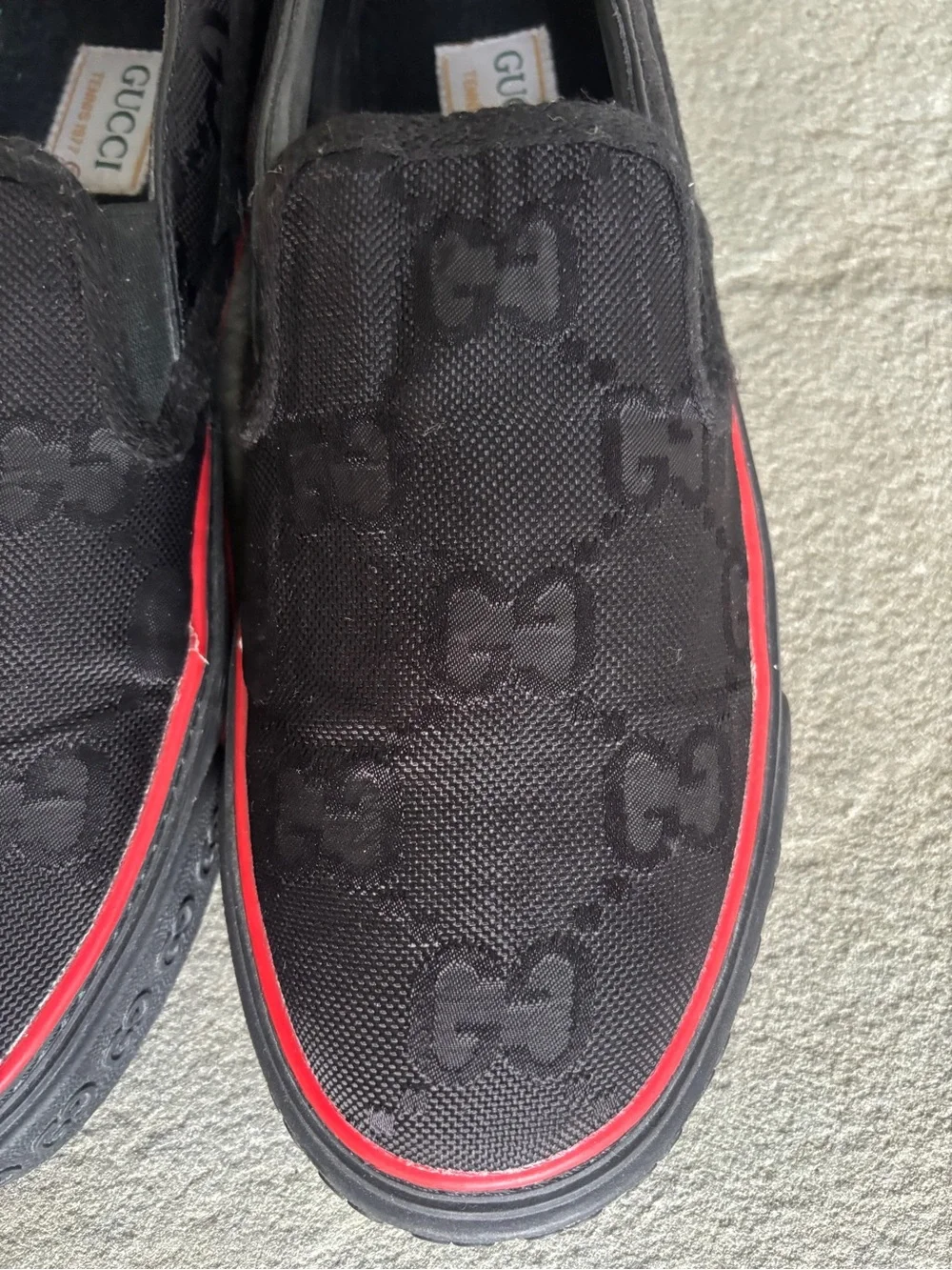 Gucci GG Embossed Slip On Casual Shoes